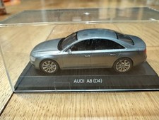 Kyosho Audi A8 D4 1/43 Diecast Model Car Gray Metallic Authentic Rare