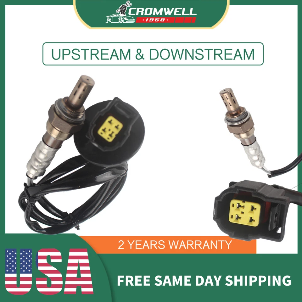 2 шт датчиков кислорода O2 Lambda вверх и вниз по течению для Mitsubishi Lancer 11 2,4 - Изображение 2 из 4