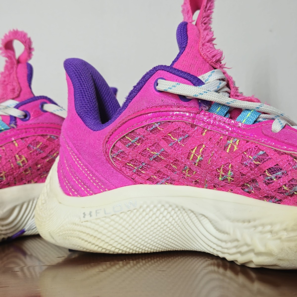 Under Armour Curry Flow 9 Sesame Street Pink Abby Cadabby
