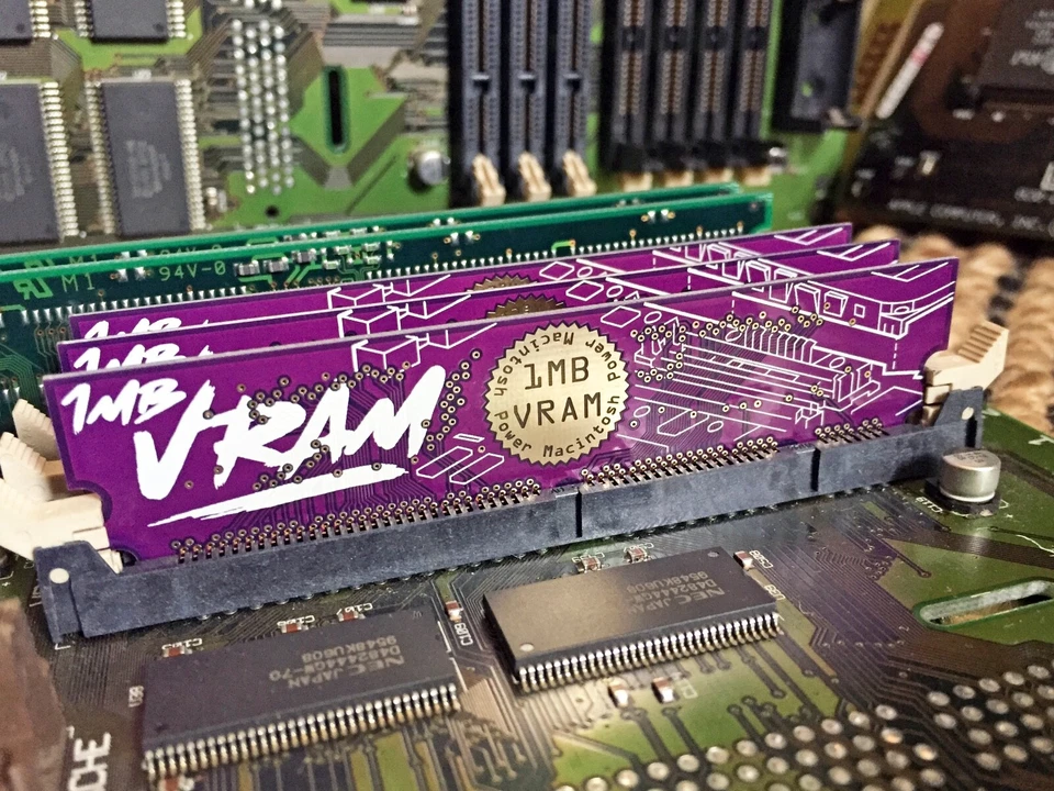 1 pieza PurpleRAM nuevo 112 pines DIMM 1M 60/50ns memoria VRAM Apple PowerMacintosh Foto 3 de 4