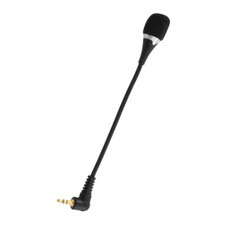 Household Flexible 3.5mm Sponge Covered Microphone for Notebook Computer