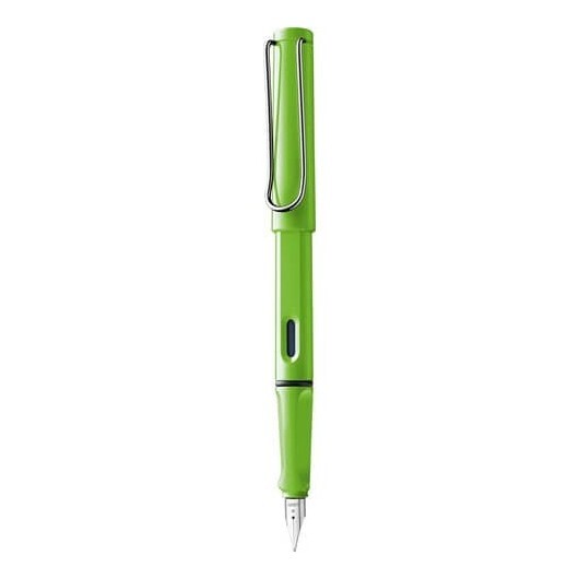 Penna Lamy Safari punta fine inchiostro blu Greenstilo - fusto verde 1230633