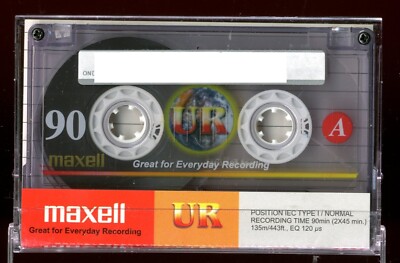 Maxell Cassette audio UR 90 Pack de 5