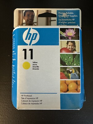 Genuine OEM HP 11 (C4813A) Yellow Printhead Exp 10/2008 NEW/SEALED!