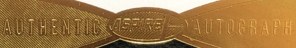 Tarjeta de novato SAGE Aspire Jermaine Johnson 2022 automática/10 lámina de oro SSP no. ASP-JJ2 Foto 3 de 4