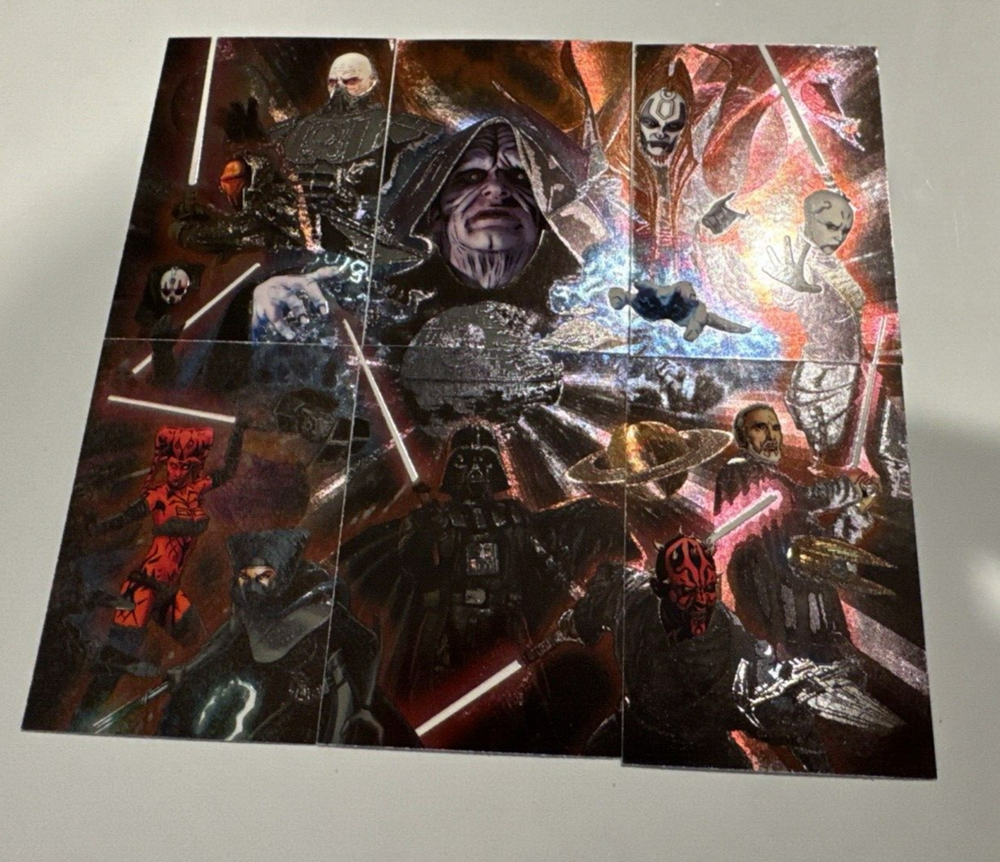 STAR WARS GALAXY SERIES 7 2012 Topps ETCHED FOIL SET Puzzle (6)