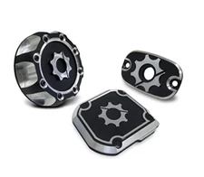 Polaris Scrambler 850 1000 Billet Throttle Cover, Master Cyl. Cover, Gas Cap 