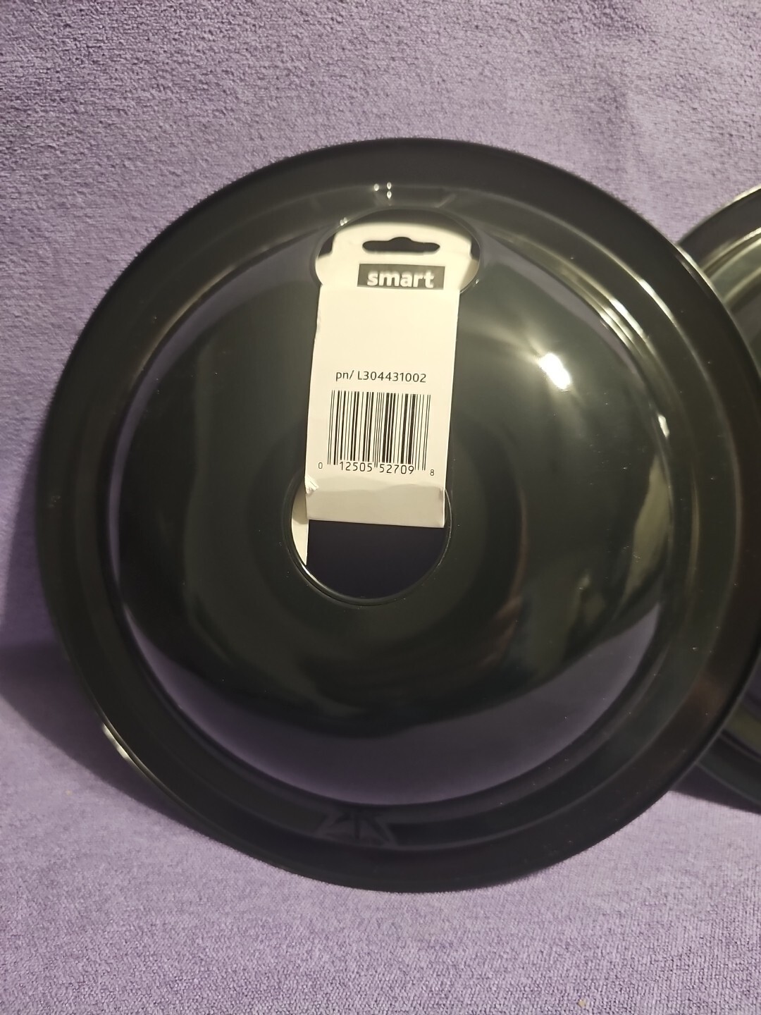 Smart Choice 8" Range Stove Drip Pans Porcelain Burner Bowls 2pc Set