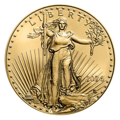 2024 $5 American Gold Eagle 1/10 oz Brilliant Uncirculated...