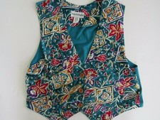 Norton McNaughton Vest Size M/L - Beautiful Print