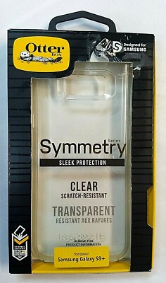 CLEAR OTTER BOX SYMMETRY SERIES PROTECTIVE CASE FOR SAMSUNG GALAXY S8+
