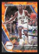 2021 Prizm Draft Picks RAY ALLEN Orange Ice card UCONN Boston Celtics MIAMI Heat