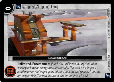 TCG 337  ''Wars'' Incursion Decipher Ganymede/Pilgrims' Camp 1S308 (Englisch)