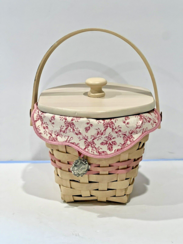 Longaberger 2001 American Cancer Society Horizons of Hope Basket w Liner Retired - Picture 1 of 11
