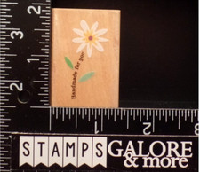 HERO ARTS RUBBER STAMPS C3152 HANDMADE FOR YOU DAISY GARDEN FLOWERS T38