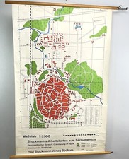 Geographic Area City Map Roll Map School Wall Map Teaching Chart 130X98Cm 129