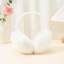 Faux Fur Winter Fluffy Earmuff Ear Warmers Wraps Shield Behind the Head Design S