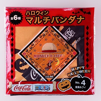 Monkey D. Luffy One Piece × Coca-Cola Halloween Multi Bandana aus Japan