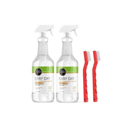 Easy Oxy Spray Multi Surface Cleaner with Heavy Duty Detailed Brush