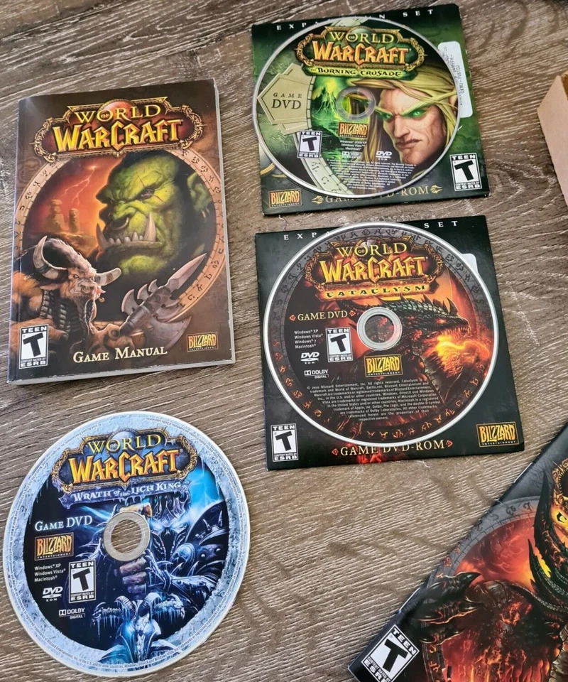 WARCRAFT - Expansion - Cataclysm - Burning Crusades - Lich King PC Game - Image 2 of 4