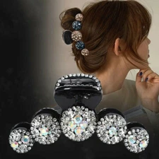 Crystal Rhinestone Hair Claw Hairpin Ladies Women Hair Clips Hair Accessories