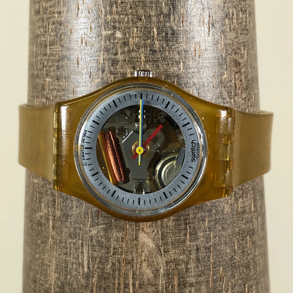 Reloj Swatch Vintage Mujer AG1986 Little Jellyfish Silicona Cuarzo 25mm 6 1/4" Foto 2 de 4