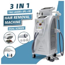 3 in1 Nd Yag Laser OPT IPL RF Lift Hair Tattoo Removal Machine Skin Rejuvenation