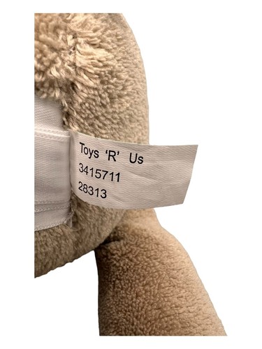 Babies R US - Bear Plush 2012 - 3415711 - Brown - 26cm Sitting - VGC - Picture 8 of 8