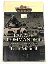 Panzer Commander: World War II Tank Simulator PC Game USER MANUAL ONLY EUC
