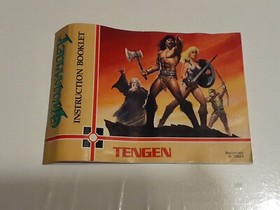 Gauntlet NES Tengen Cartridge and Manual In Clear Case  (1985)