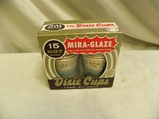 NOS Sealed Vintage Dixie Miro Glaze Hot Drink Disposable Cups