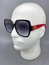 New Gucci GG0825 S FL 003 black-red gradient lens 58-16-140
