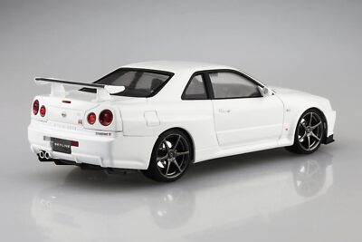 1/24 アオシマ NISSAN BNR34 スカイライン GT-R 完成品 AOSHIMA 1/24 Prepainted Model Series Nissan BNR34 Skyline GT-R V