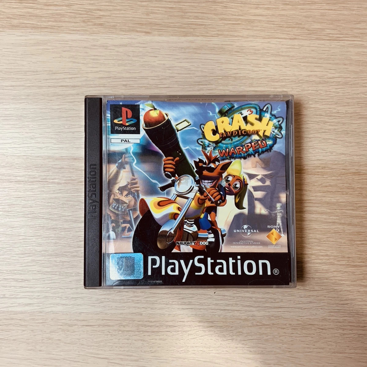 PLAYSTATION PS1 CRASH Bandicoot 3 Warped [PAL FR] Boîte Notice Black Label *JRF EUR 22,00 - FR