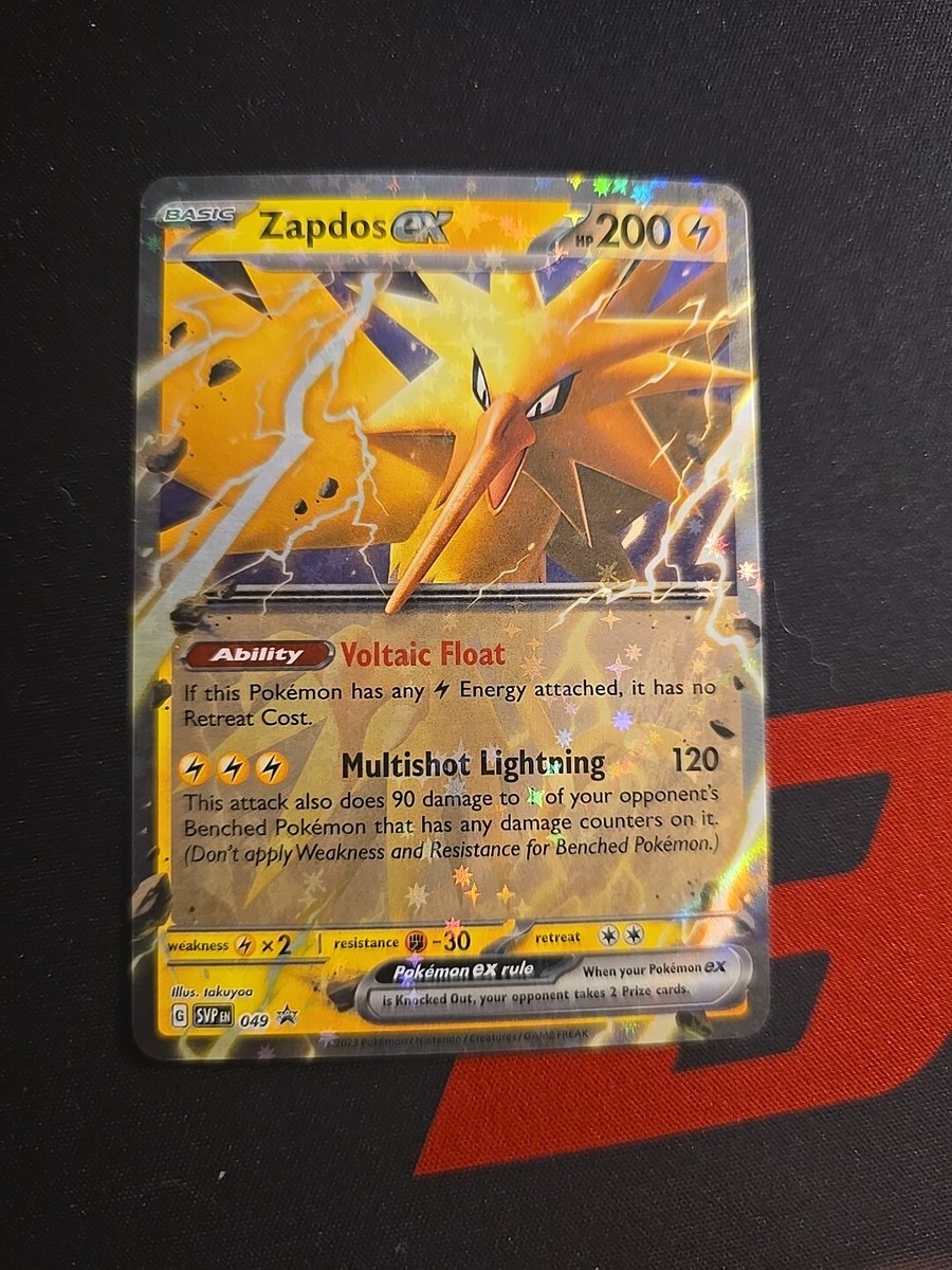 Zapdos EX 049 Black Star Promo English TCG Pokemon 151 Holo NM | eBay