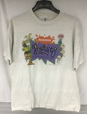 1998 Vintage White Rugrats Nickelodeon Promo T Shirt Size XL
