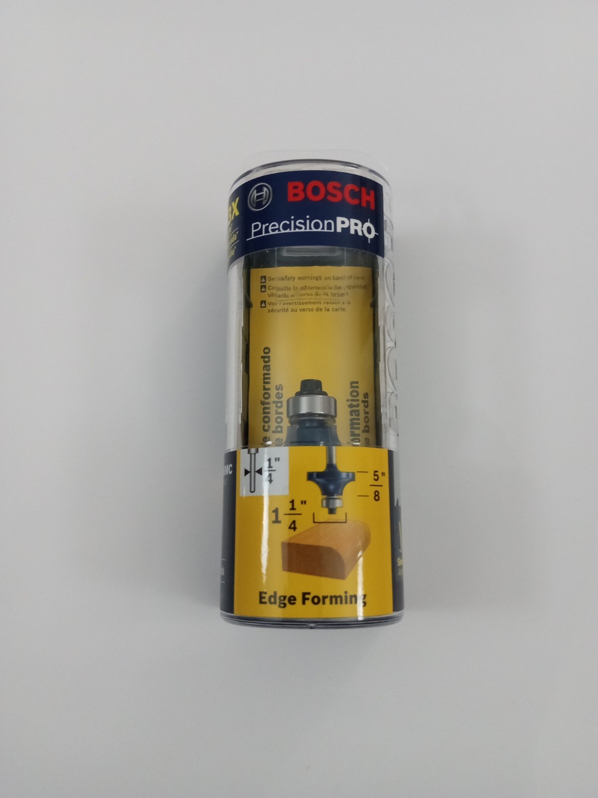 Bosch PrecisionPro Cove Edge Forming Router Bit, Carbide-Tipped, 2 Flute 85296MC