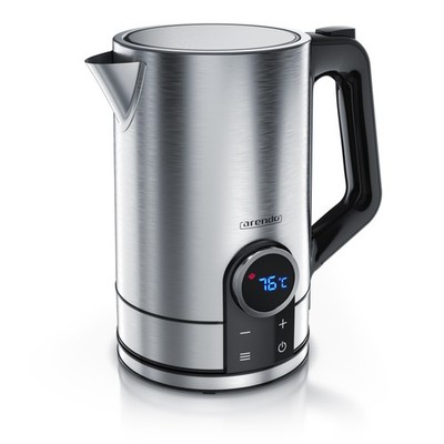 Arendo Wasserkocher 2200W LCD Display Touch Funktion Wasserfilter Edelstahl