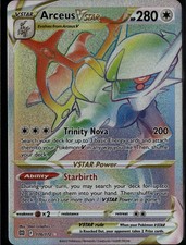 Arceus VSTAR 176/172 Rainbow Rare Brilliant Stars Pokemon Near Mint on eBay