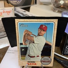 Daniel Nava 2017 Topps Heritage Reverse Stock #561 Philadelphia Phillies