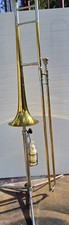 Conn 40H/4H  Elkhart Trombone-7" bell, mouthpiece, case see description