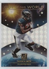 2021 Panini Clearly Donruss Out of this World Holo Mosaic DeVonta Smith 00em