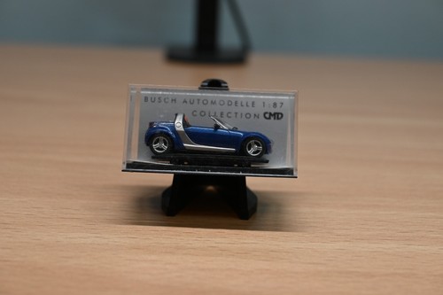 Busch escala 1/87 #49305 - azul Smart Roadster descapotable | Zustand: New
