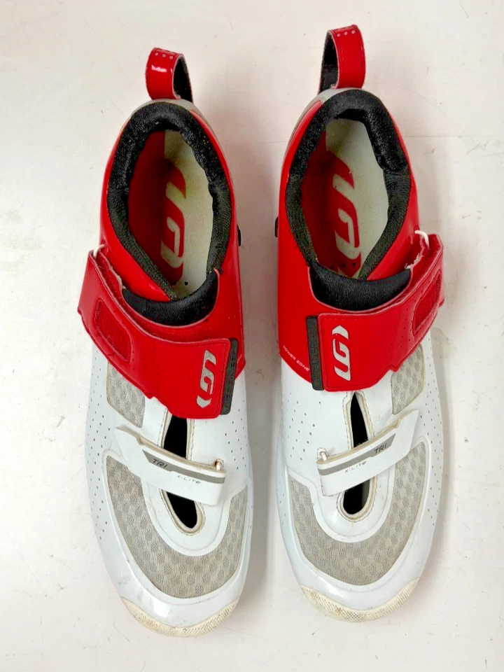 LG Louis Garneau TRI X-Lite Carbon Sole Triathlon Cycling Shoes US 12 EU 47 - Image 3 of 4