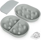 Slow Feeder Bowl for Automatic Microchip Cat Pet Feeder, Helps Prevent Bloat & I