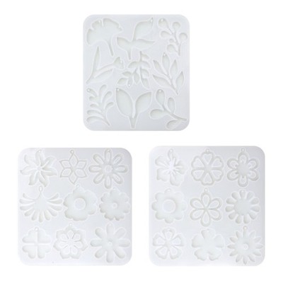 Jewelry Silicone Molds for Earrings Pendant Jewelry Making, Epoxy Resin Molds