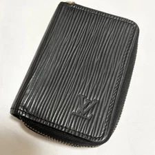 Louis Vuitton Epi Key Case Wallet Black 6 Slots Coin Purse Used