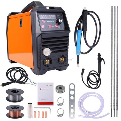 MIG Welder with Lift TIG Torch Gas MIG/Flux MIG/Stick/Lift TIG WELDER 220V