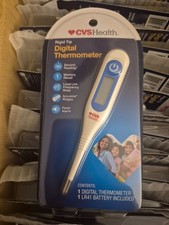Case of 144 CVS Health Rigid Tip Digital Thermometer w/Battery 144X