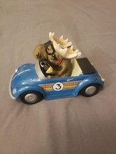 Retired Big Sky Carvers Mountain Mooses Phyllis Driscoll Moose Mario Race Car...